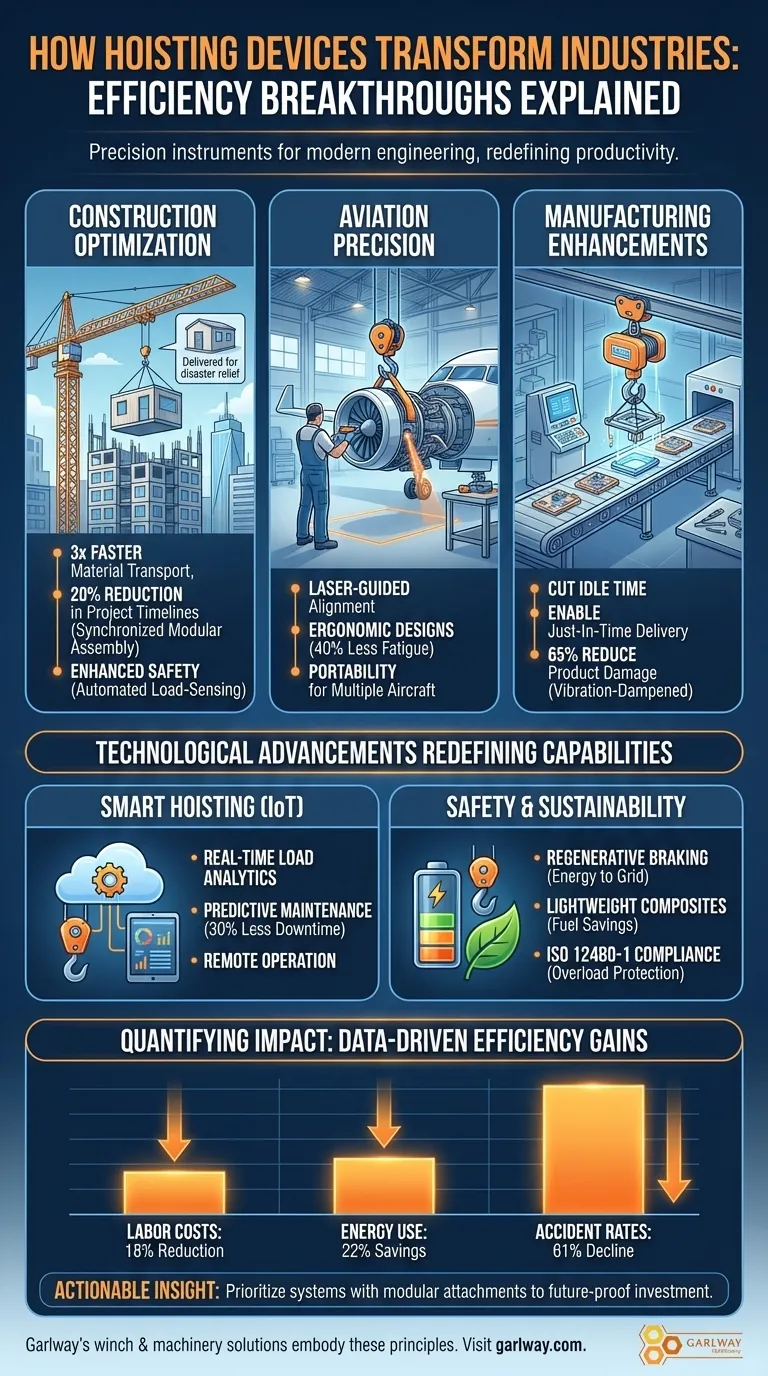 Cómo los Dispositivos de Elevación Transforman las Industrias: Explicación de Avances en Eficiencia Guía Visual