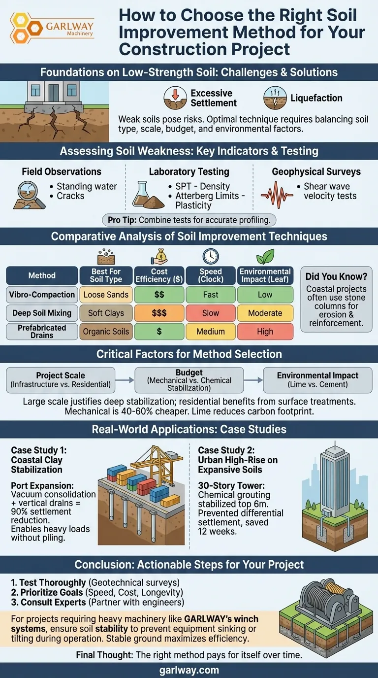 So wählen Sie die richtige Bodenverbesserungsmethode für Ihr Bauprojekt aus Visuelle Anleitung