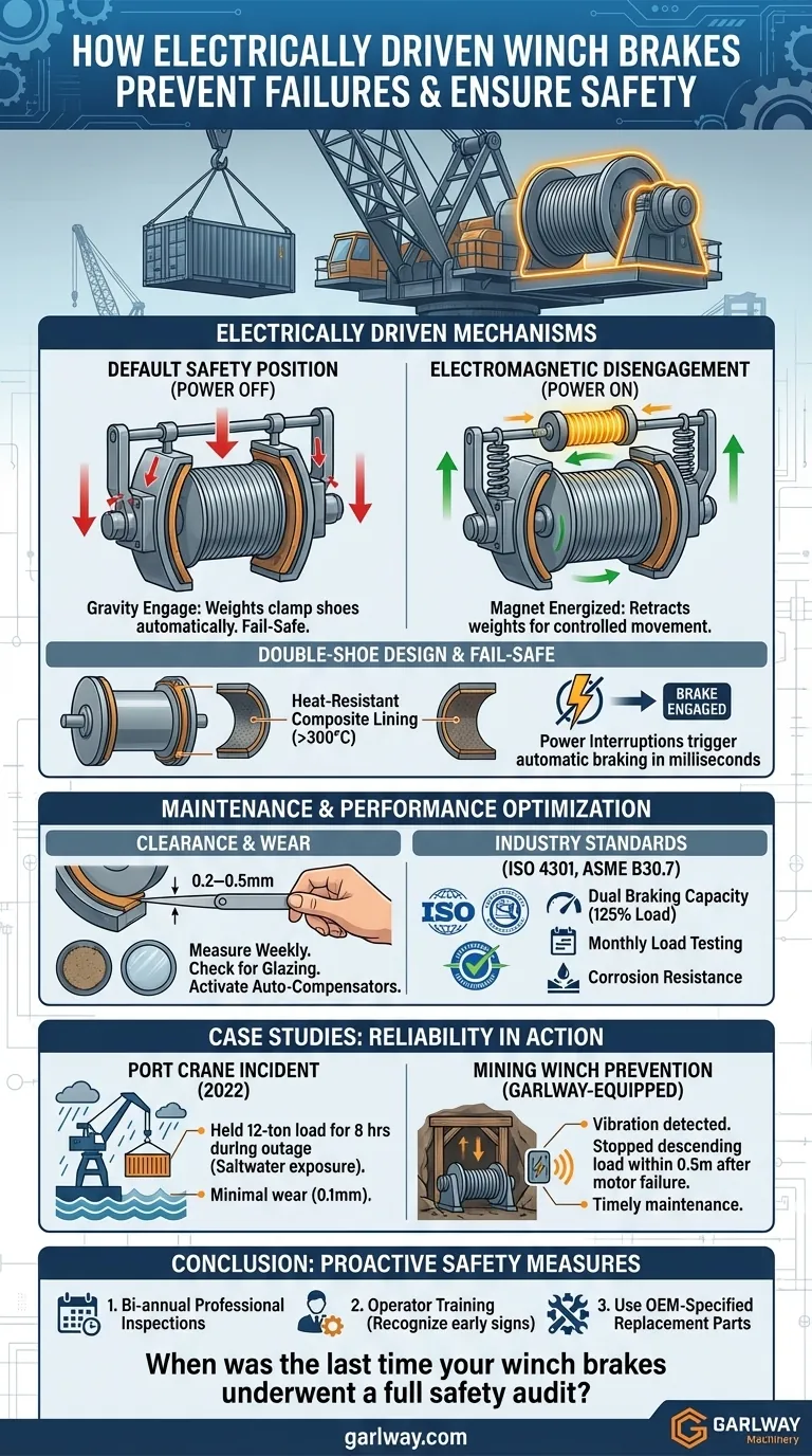 كيف تمنع فرامل الرافعات الكهربائية الأعطال وتضمن السلامة دليل مرئي