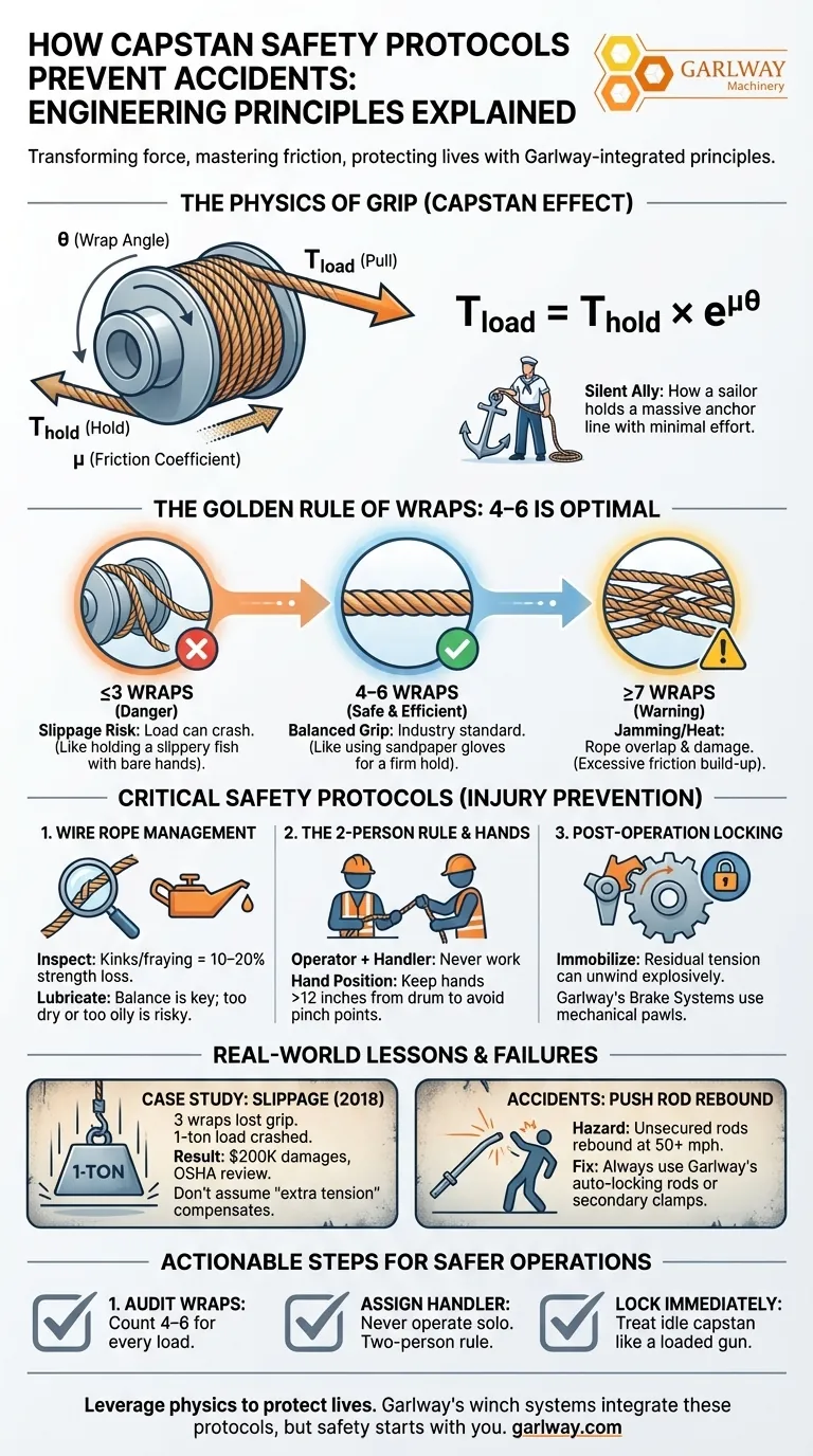 绞盘安全规程如何防止事故：工程原理详解 图解指南