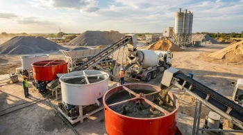 現代のコンクリート生産を支配する強制ミキサー：技術的利点と業界の実証