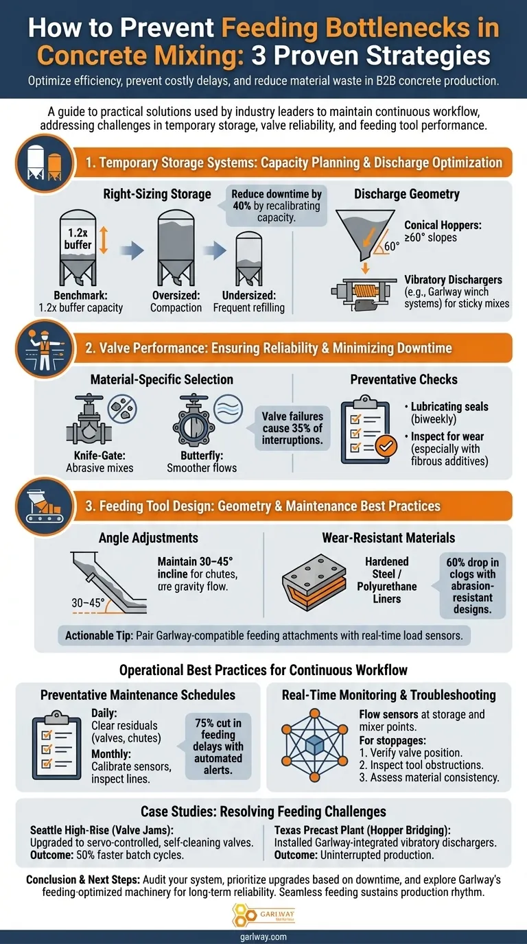 How to Prevent Feeding Bottlenecks in Concrete Mixing: 3 Proven Strategies Visual Guide