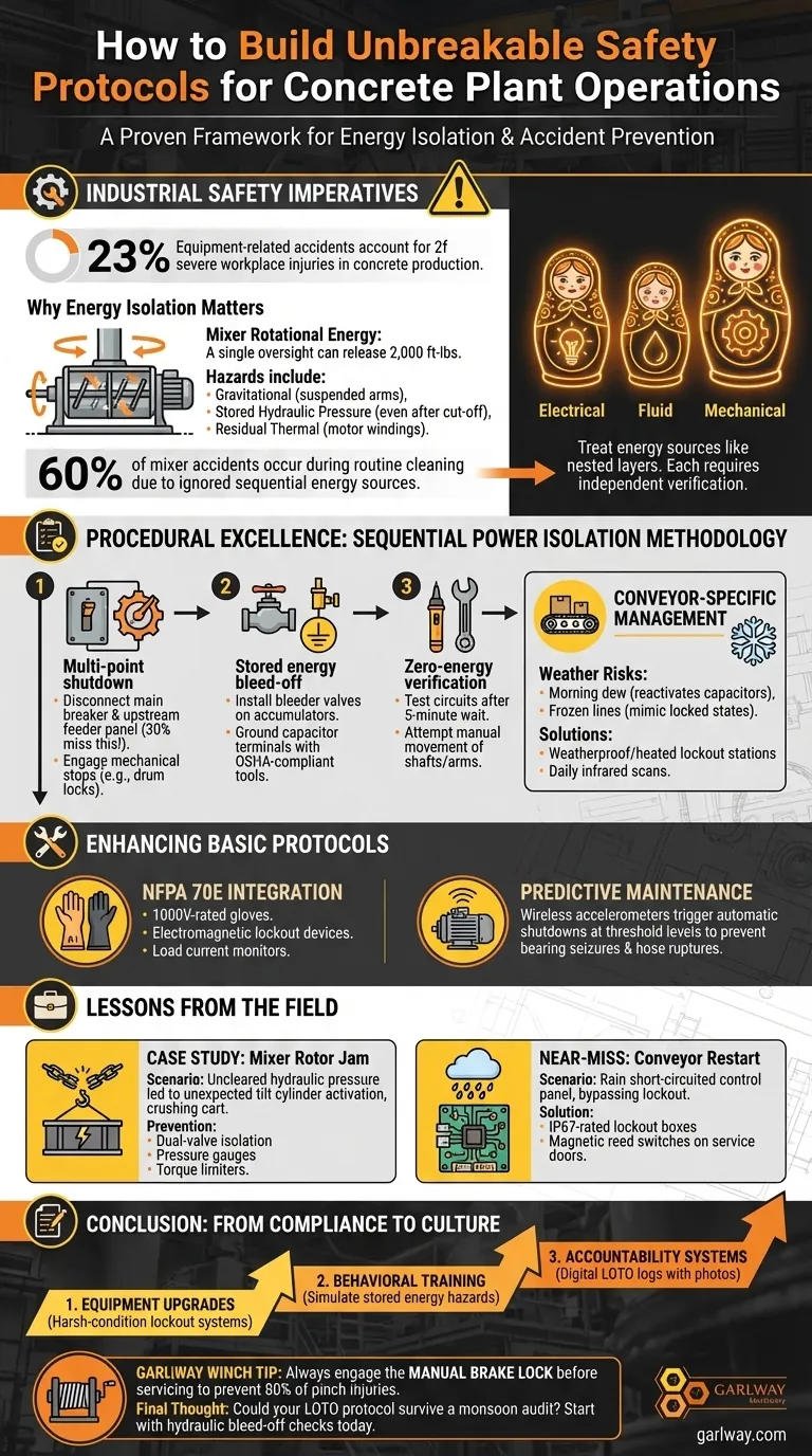Comment construire des protocoles de sécurité incassables pour les opérations de centrale à béton Guide Visuel