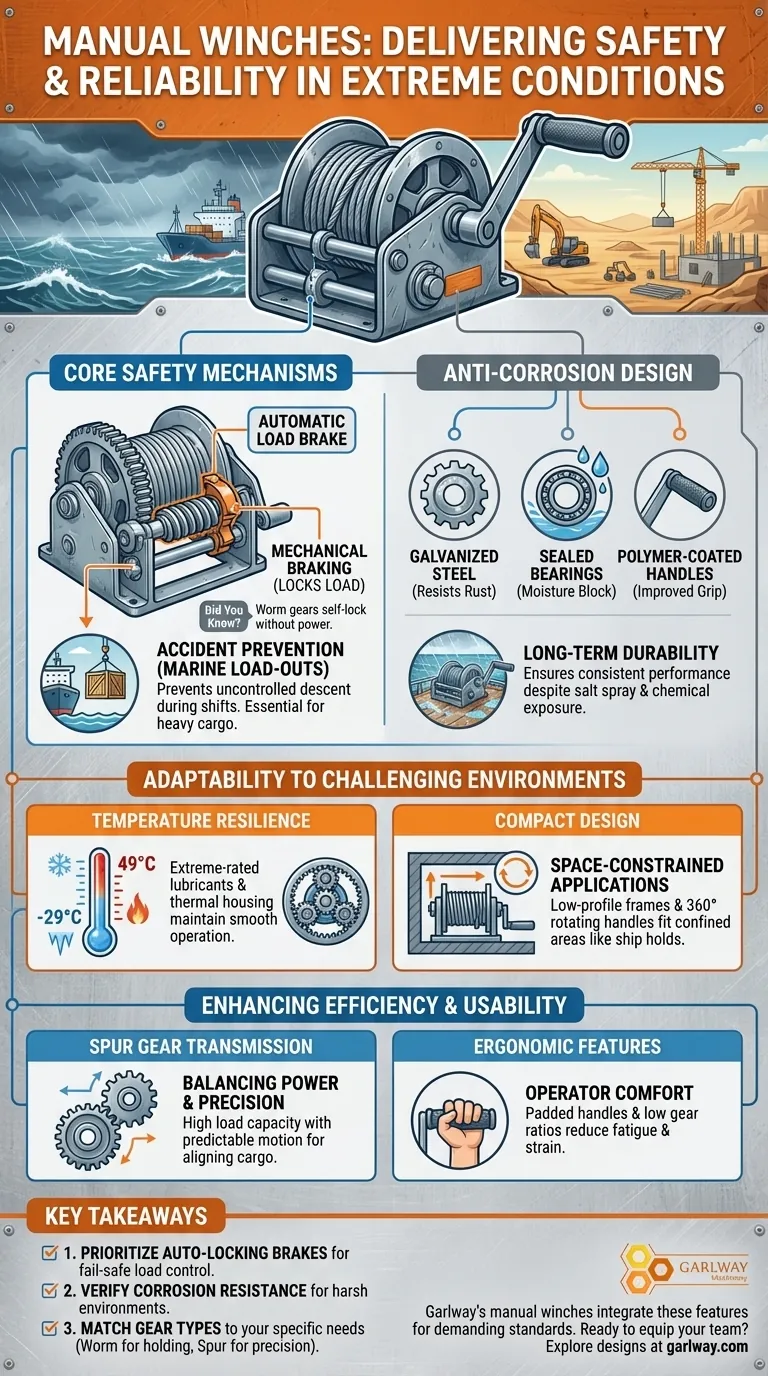 手动绞盘如何在极端条件下提供安全性和可靠性 图解指南