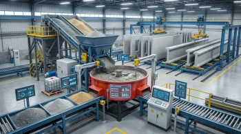 Cómo la automatización en plantas de dosificación de prefabricados ofrece precisión y reduce el desperdicio