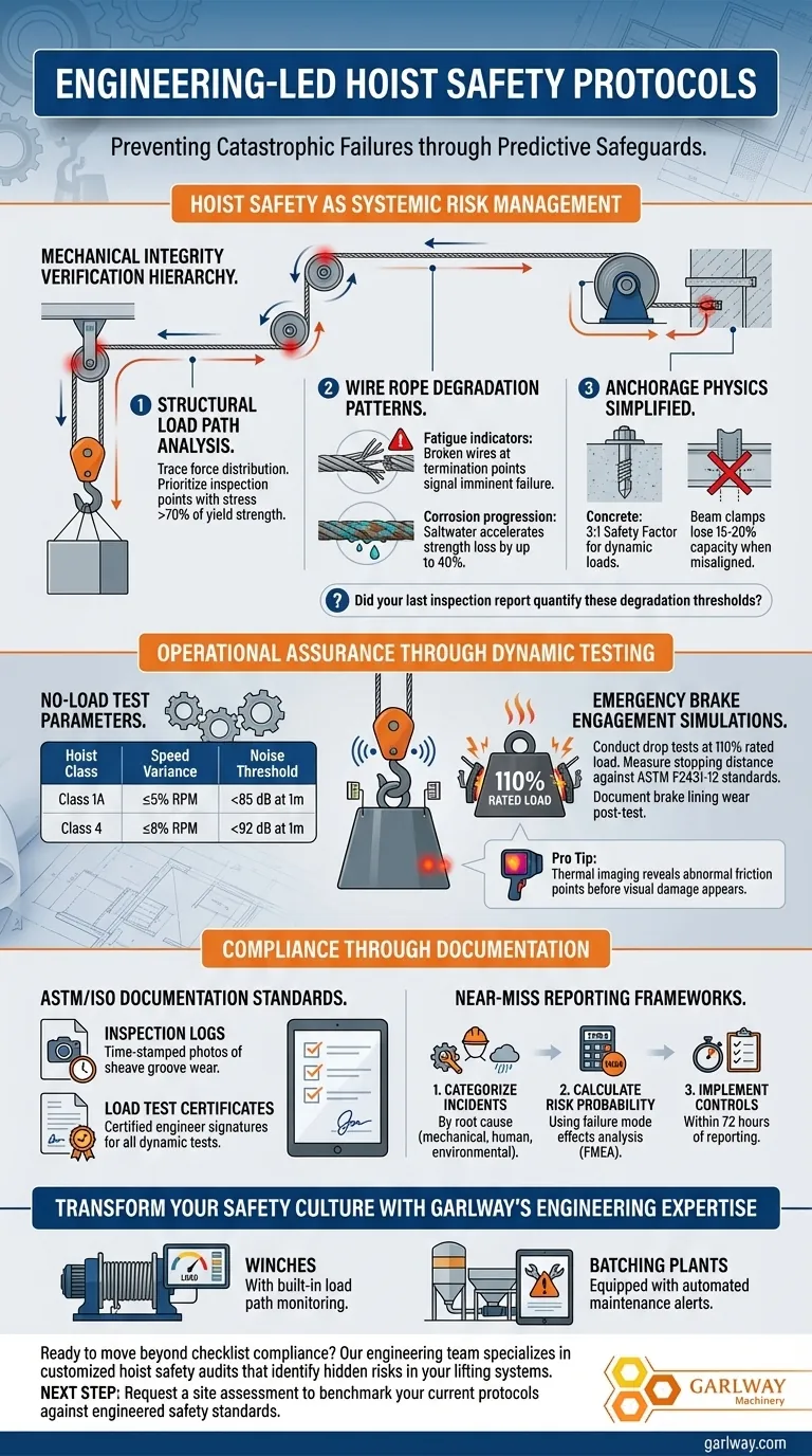 Implementierung von ingenieurgesteuerten Sicherheitsvorschriften für Hebezeuge zur Vermeidung katastrophaler Ausfälle Visuelle Anleitung