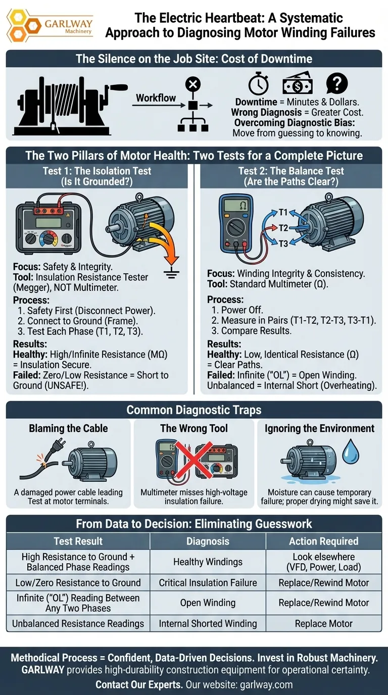 Le battement de cœur électrique : une approche systématique pour diagnostiquer les défaillances des enroulements de moteur Guide Visuel