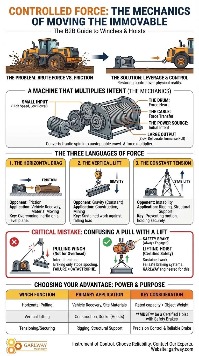 Fuerza Controlada: La Mecánica Sencilla de Mover lo Inamovible Guía Visual