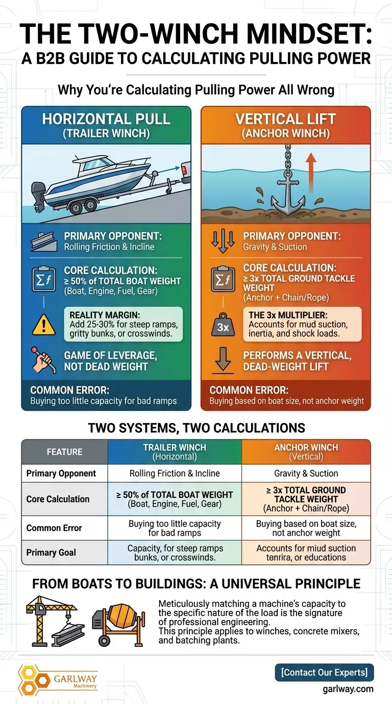The Two-Winch Mindset: Why You're Calculating Pulling Power All Wrong Visual Guide