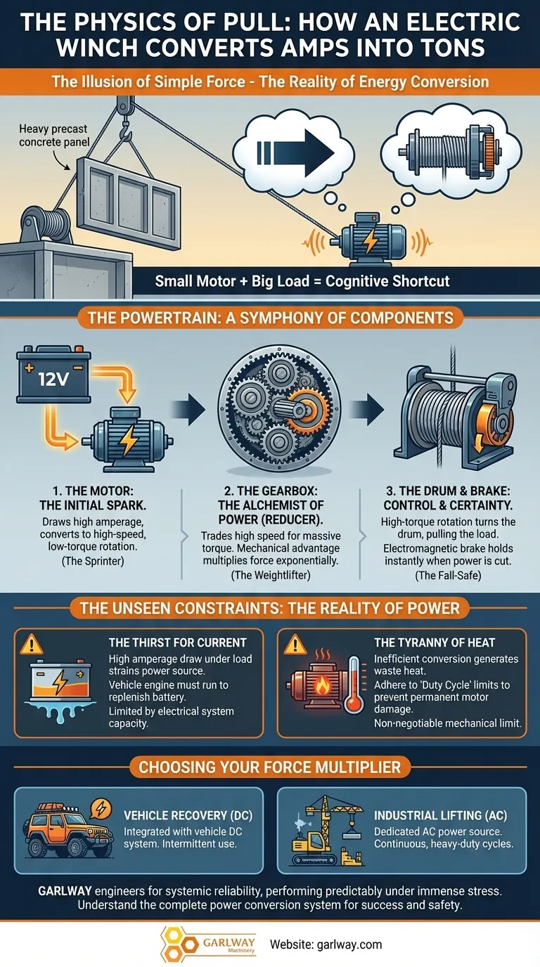 The Physics of Pull: How an Electric Winch Converts Amps into Tons Visual Guide