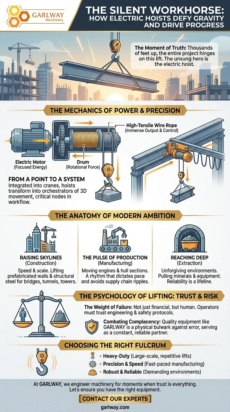 The Silent Workhorse: How Electric Hoists Defy Gravity and Drive Progress Visual Guide