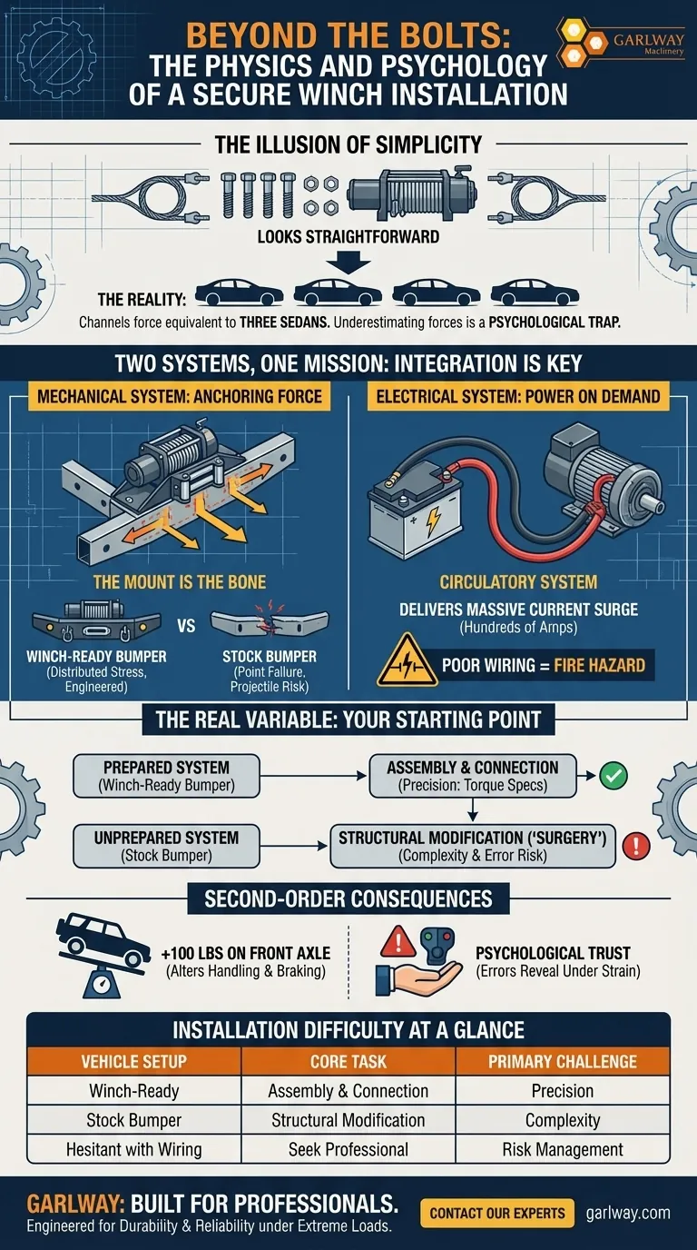Beyond the Bolts: The Physics and Psychology of a Secure Winch Installation Visual Guide