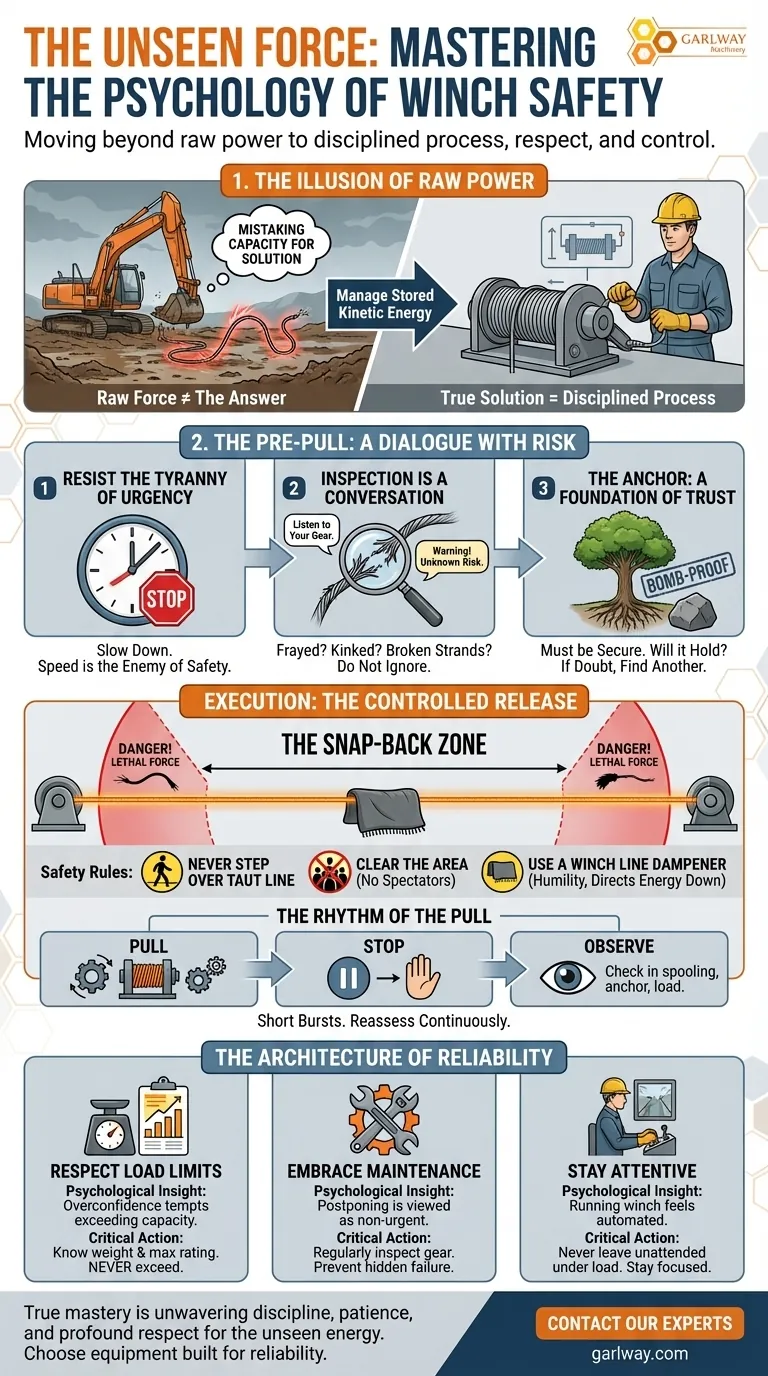 La Forza Invisibile: Padroneggiare la Psicologia della Sicurezza degli Argani Guida Visiva