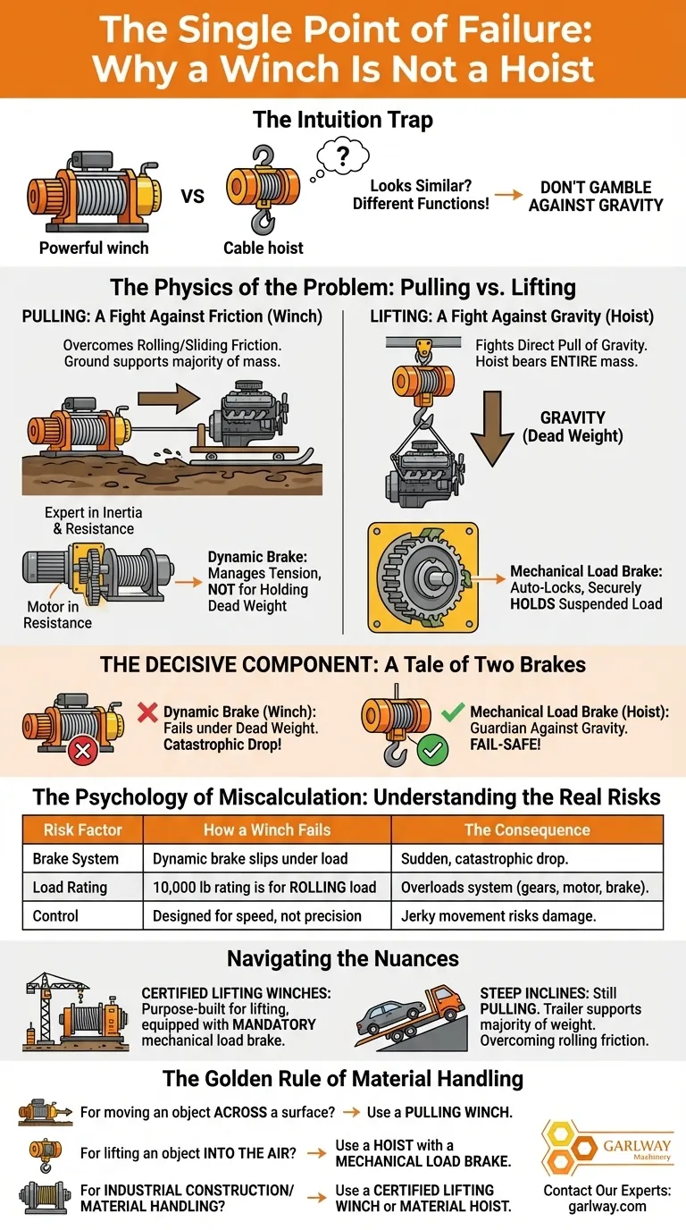 単一障害点：ウインチがホイストではない理由 ビジュアルガイド