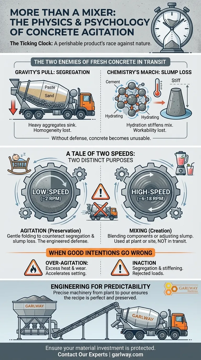 Plus qu'un mélangeur : la physique et la psychologie de l'agitation du béton Guide Visuel