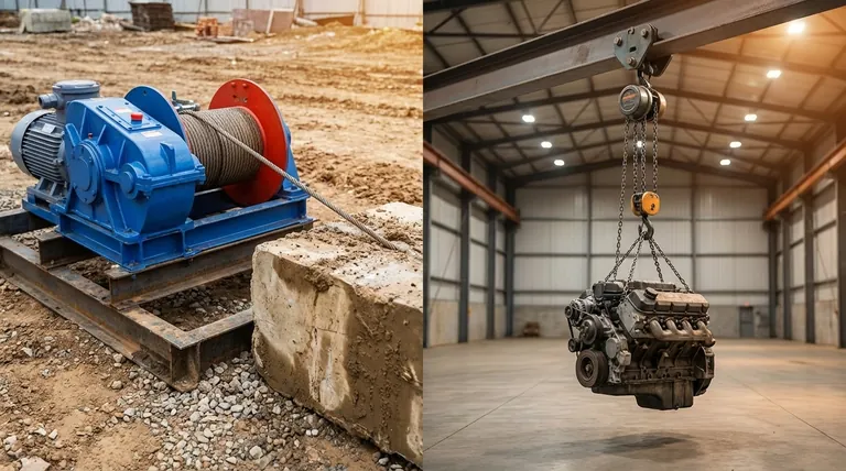 Was ist der Unterschied zwischen einer Winde und einem Hebezeug? Ein Leitfaden zur sicheren und effizienten Lastenhandhabung