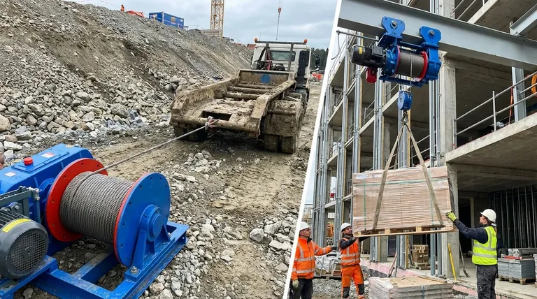 Quelles sont les deux principales catégories de treuils basées sur leur utilisation ? Traction vs. Levage expliqué