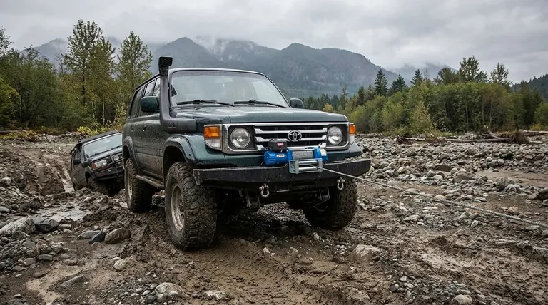 차량 장착형 윈치에는 전기식, 유압식, 수동식의 세 가지 주요 유형이 있습니까?