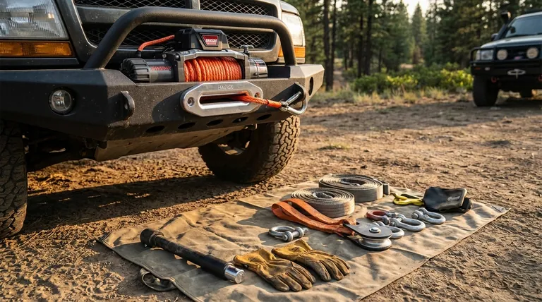 일반적인 윈치 액세서리 및 교체 부품은 무엇인가요? 안전하고 효과적인 견인을 위한 필수 장비