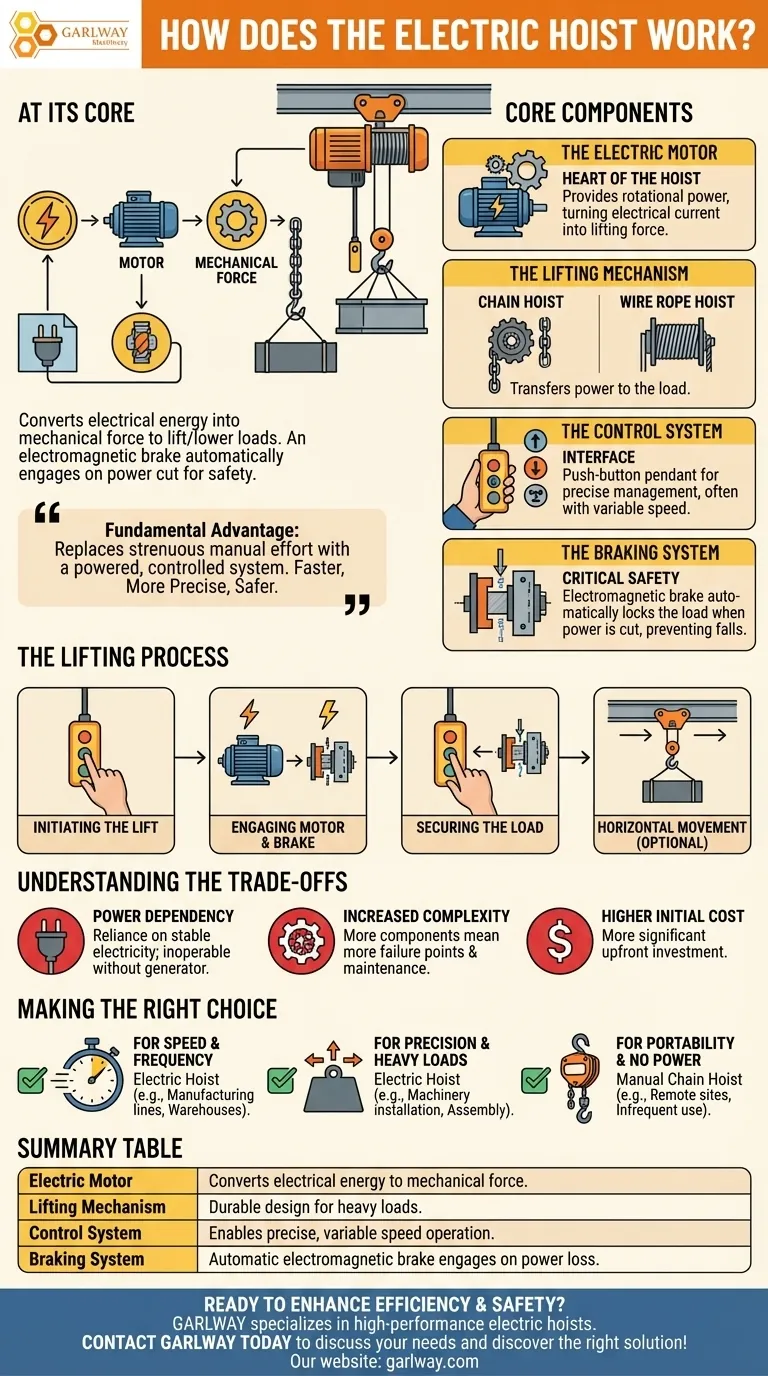 ¿Cómo funciona un polipasto eléctrico? Desbloquee el poder de elevación eficiente y segura Guía Visual