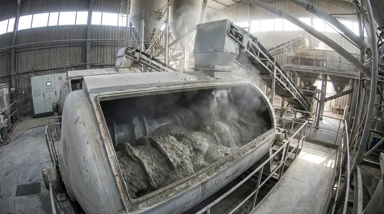 콘크리트 배치 플랜트에서 트윈 샤프트 믹서의 기능은 무엇인가요? | 고강도 콘크리트의 엔진