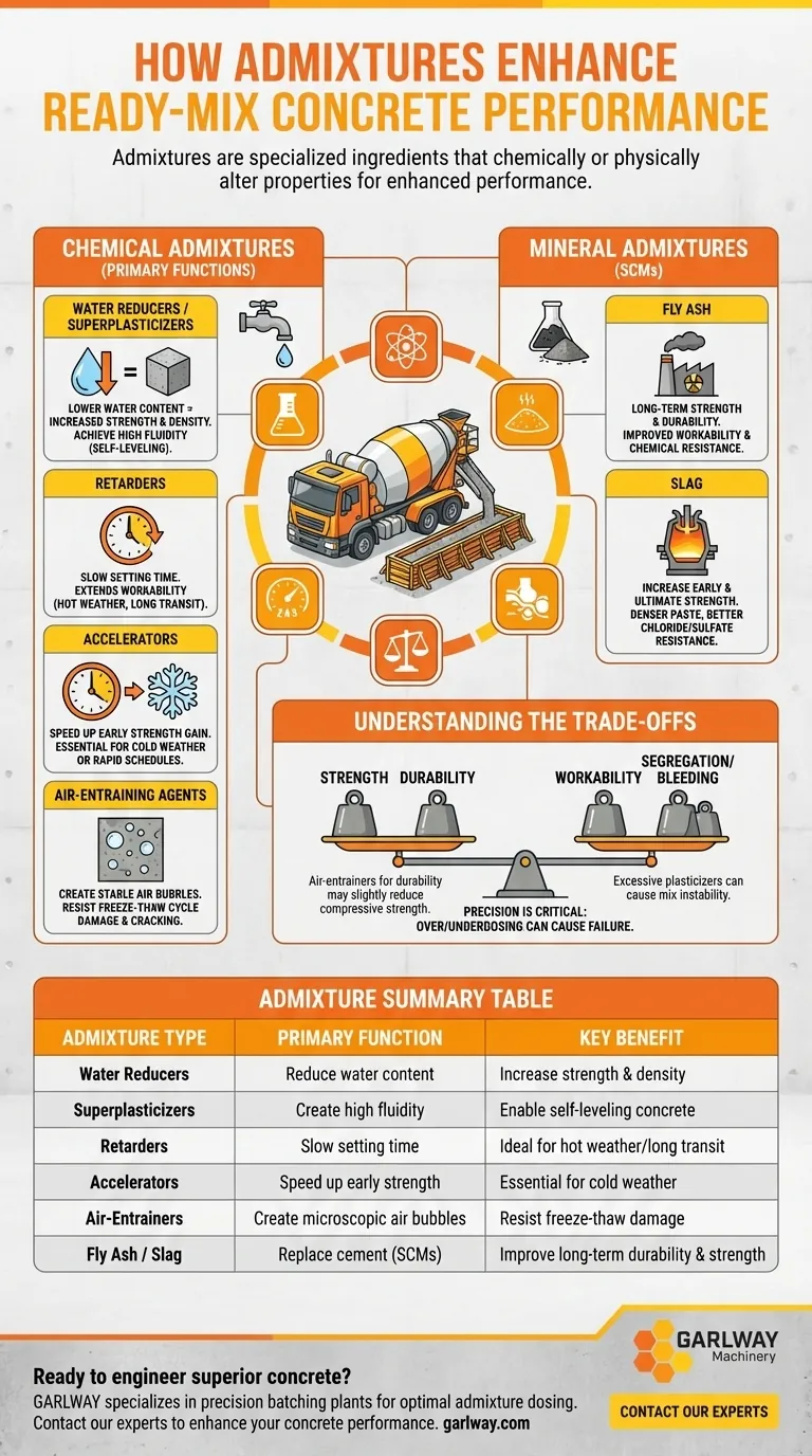 外加剂如何提高预拌混凝土的性能？提高强度、耐久性和和易性 图解指南