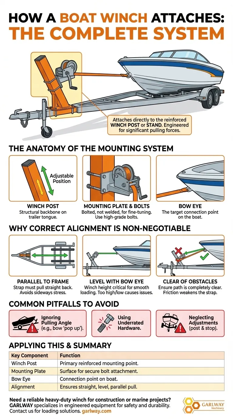 À quoi se fixe un treuil de bateau ? Sécurisez votre bateau avec le bon système de montage Guide Visuel