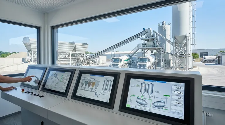 제어반은 콘크리트 배치 플랜트의 효율성에 어떻게 기여합니까? 정밀도 향상 및 폐기물 감소