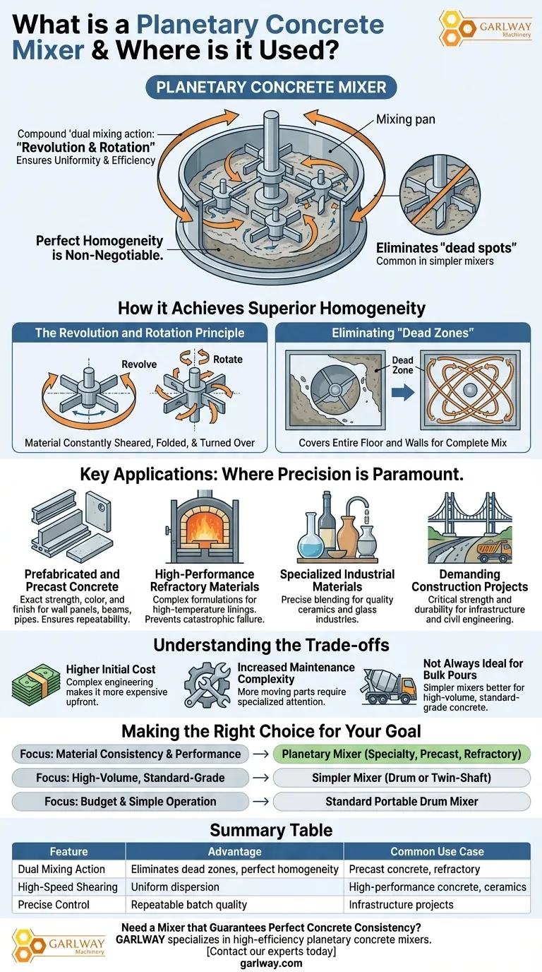 유성 콘크리트 믹서는 무엇이며 일반적으로 어디에 사용됩니까? 고성능 콘크리트의 완벽한 혼합 달성 시각적 가이드