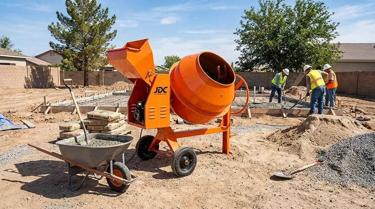 Quel type de bétonnière convient aux petits projets avec de faibles exigences de production ? Le guide ultime des bétonnières à tambour