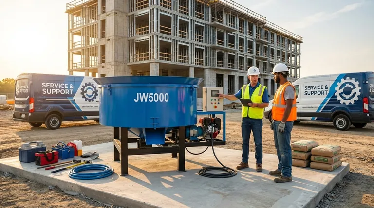 Pourquoi la force et le service du fabricant sont-ils importants lors du choix d'une bétonnière ? Assurez le succès à long terme de votre projet