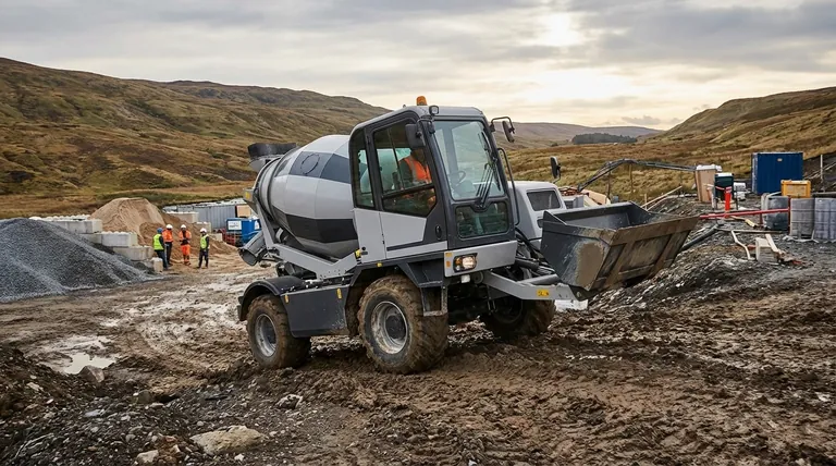 자가 로딩 믹서의 이동식 운송 기능은 무엇인가요? 현장 효율성 증대