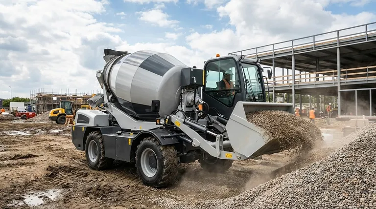 자가 로딩 믹서의 중요한 구성 요소는 무엇인가요? 현장 콘크리트 생산을 위한 핵심 시스템