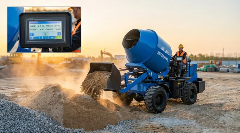 자가 로딩 믹서의 계량 시스템은 어떻게 정확도를 보장합니까? 정확한 콘크리트 배치 보장