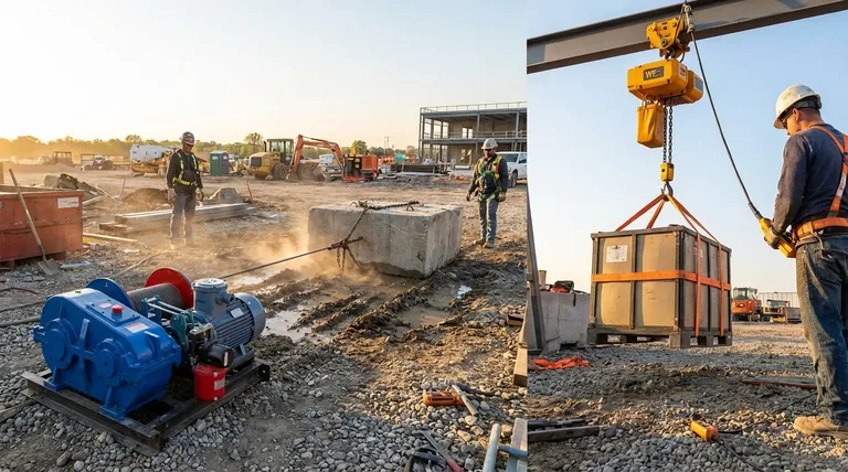 電動ウインチはホイストとして使用できますか?重要な安全上の違いを理解する