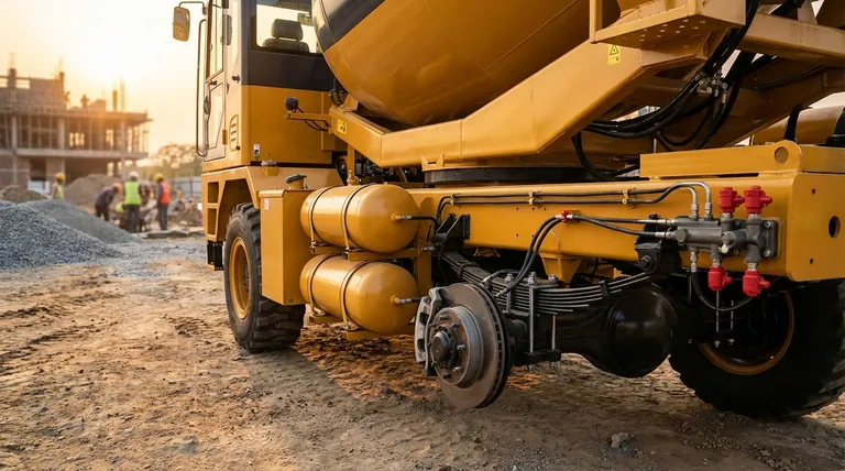 자가 로더 믹서의 브레이크 시스템은 어떻게 안전을 강화합니까? 이중화되고 고장 안전 설계 설명