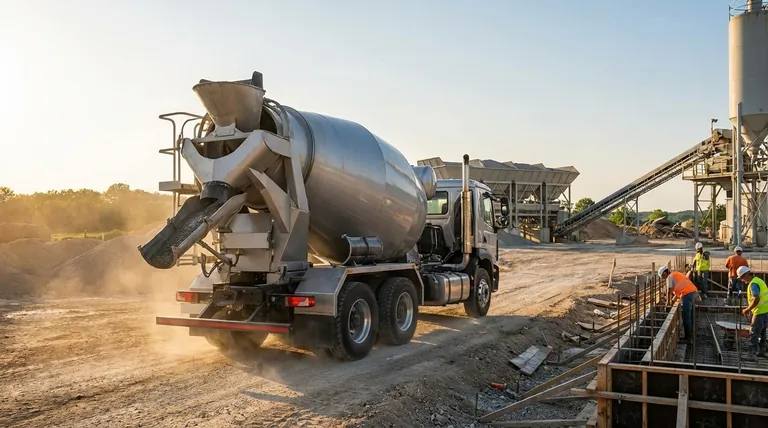 What are the purposes of low-speed agitation in truck mixers? Preserve Concrete Quality During Transit