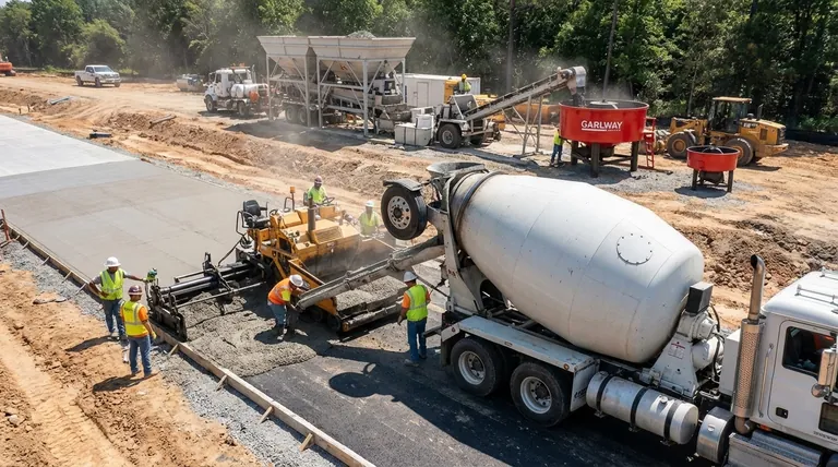 ما هي المواصفات النموذجية لتسليم الخرسانة الأسمنتية البورتلاندية (PCC) إلى مواقع الرصف؟ ضمان الجودة وتجنب الرفض المكلف