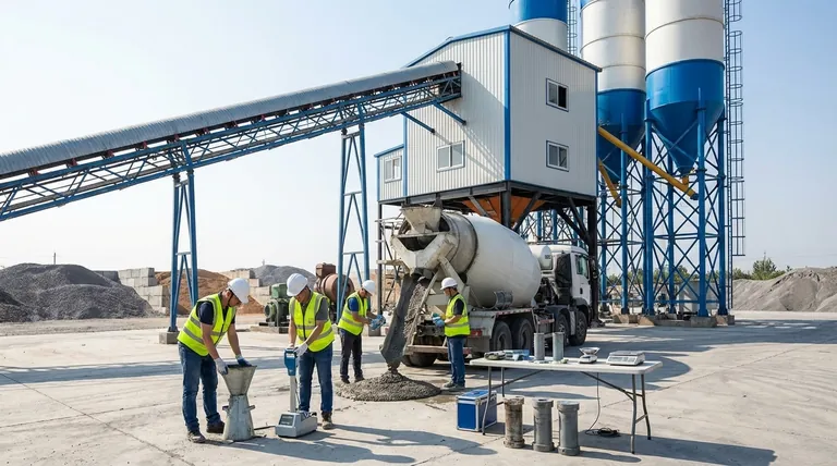레디믹스 콘크리트의 균질성 시험 요건은 무엇인가요? 일관된 품질 및 구조적 무결성 보장