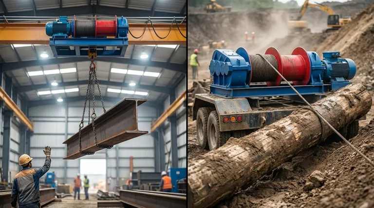 전동 호이스트가 전동 윈치보다 더 나은가요? 들어올리기 대 끌어당기기에 적합한 도구 선택