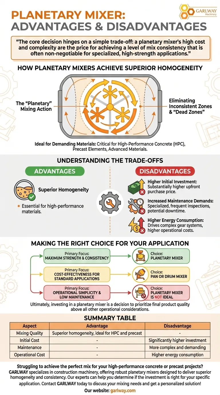 유성 믹서의 장단점은 무엇인가요? 우수한 균질성과 비용 비교 시각적 가이드