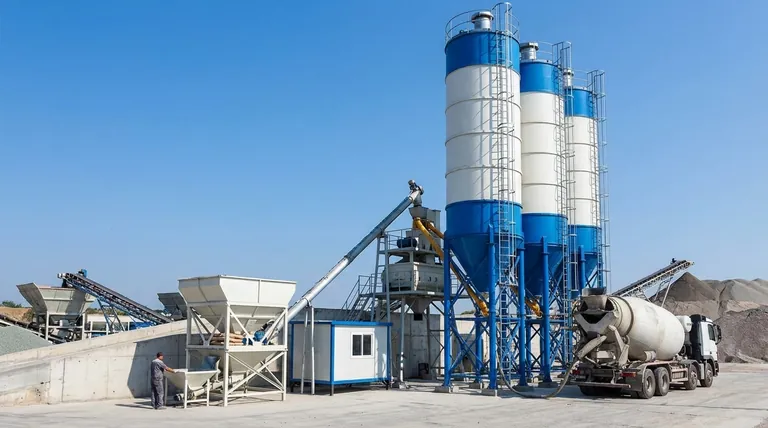 Quel est le rôle du silo ou de la trémie à ciment ? Assurer une production de béton continue et de qualité