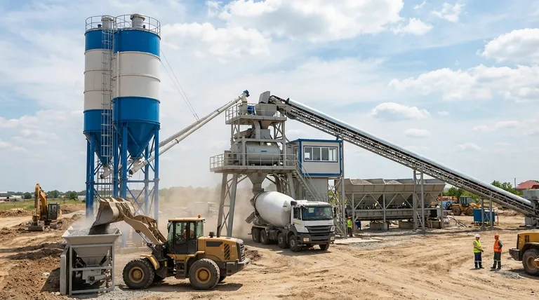 ما هي تدفقات عملية محطة خلط الخرسانة؟ خلط دقيق لجودة متسقة
