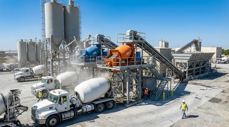 Quel est l'usage principal des centrales à béton fixes ? Atteindre une production à grand volume