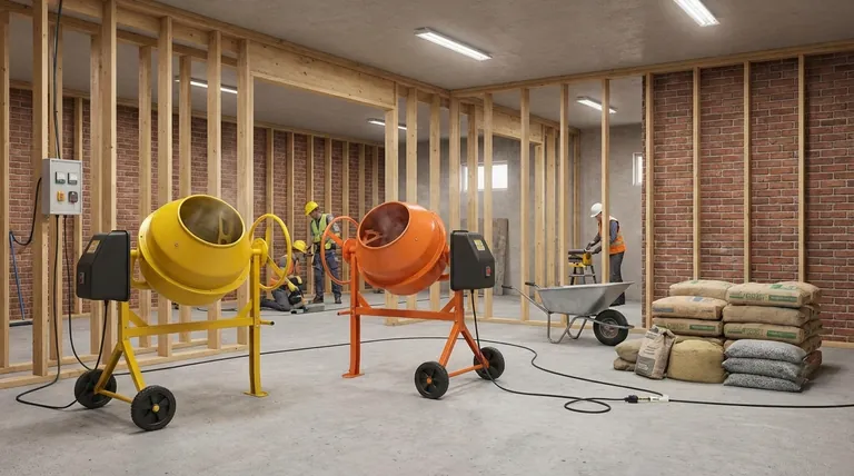 ما هي فوائد خلاطات الخرسانة الكهربائية؟ خلط هادئ ونظيف وقليل الصيانة