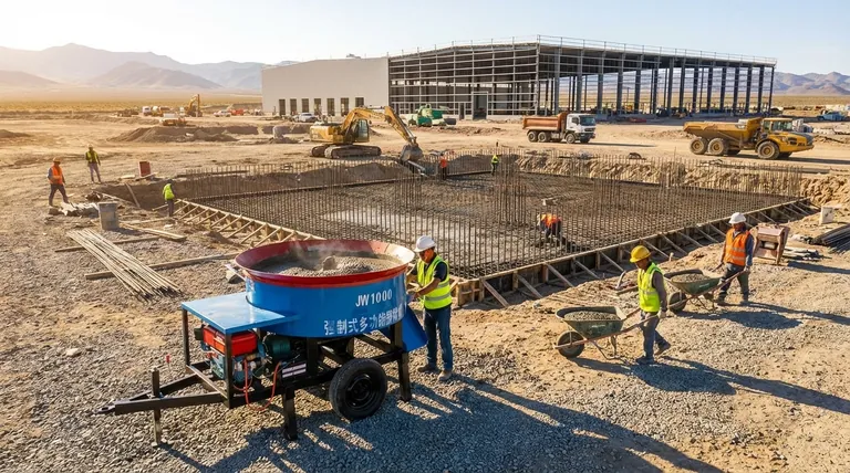 متى يُفضل استخدام خلاطات الديزل أو البنزين؟ لمشاريع البناء عالية الطاقة خارج الشبكة