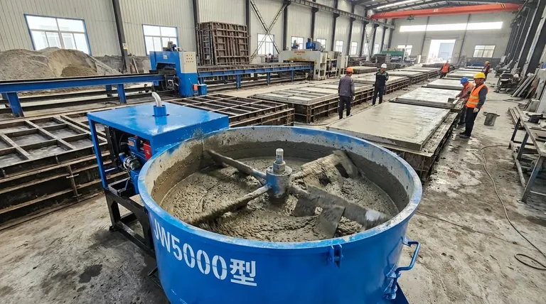 팬 믹서는 무엇이며 주요 이점은 무엇입니까? 프리캐스트 및 스터프 믹스를 위한 우수한 콘크리트 품질 달성