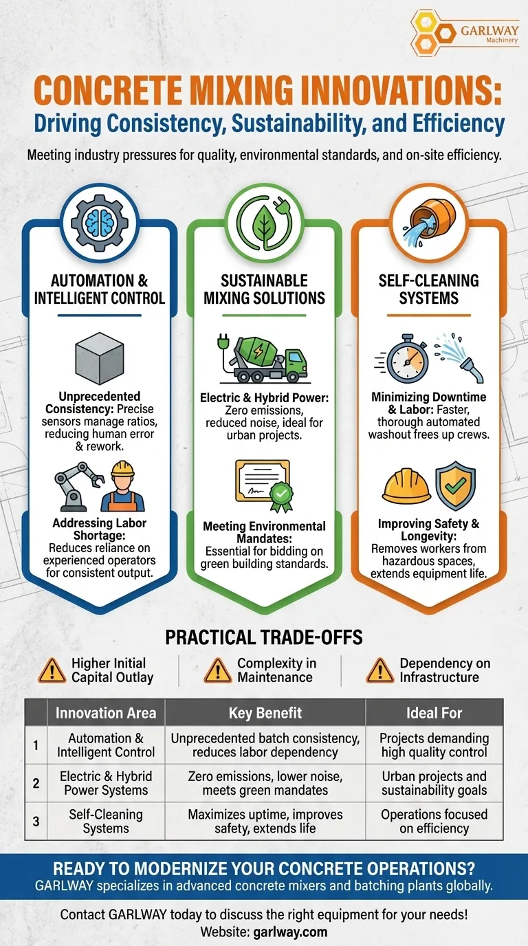 Was sind einige aktuelle Innovationen bei Betonmischanlagen? Steigern Sie jetzt Effizienz und Qualität Visuelle Anleitung