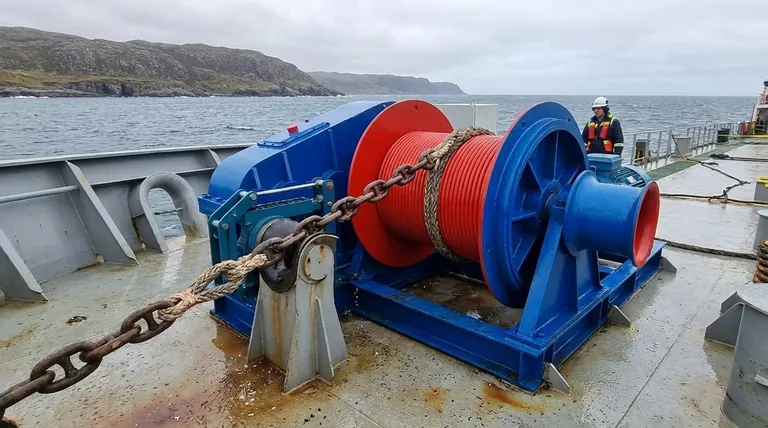 체인과 로프 조합을 처리하는 드럼 윈치에 대한 대안은 무엇인가요? 앵커 윈치 솔루션을 알아보세요.
