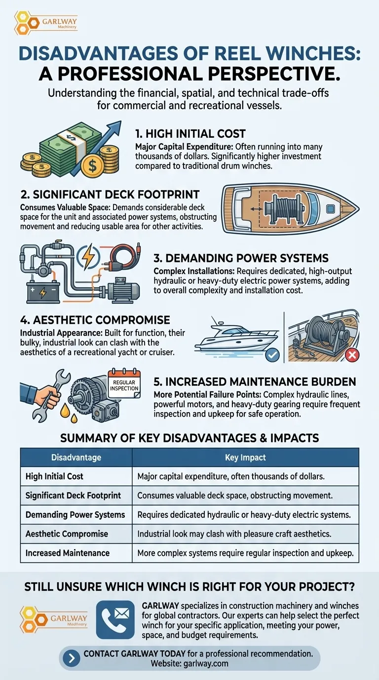 릴 윈치의 단점은 무엇인가요? 높은 비용, 공간 및 복잡성에 대한 설명 시각적 가이드
